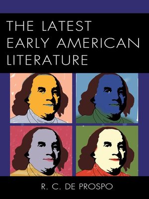 cover image of The Latest Early American Literature